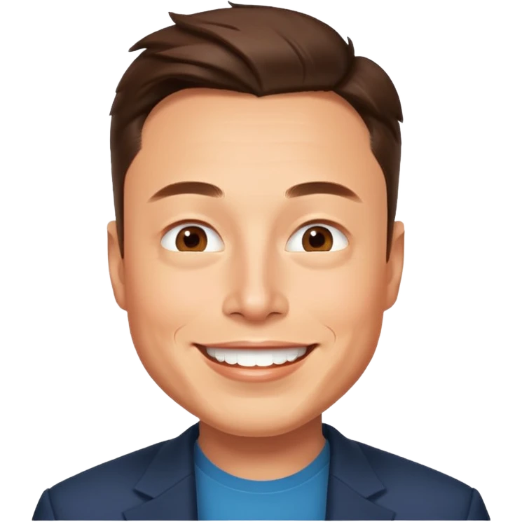 Elon Musk ￼ emoji