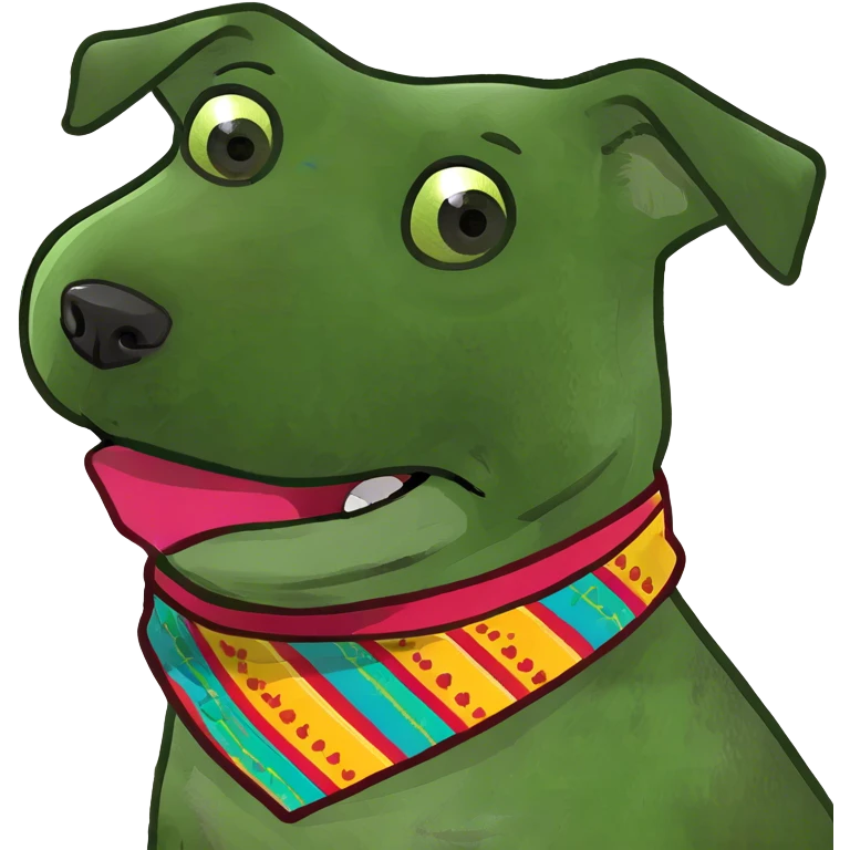 Dog with underbite emoji