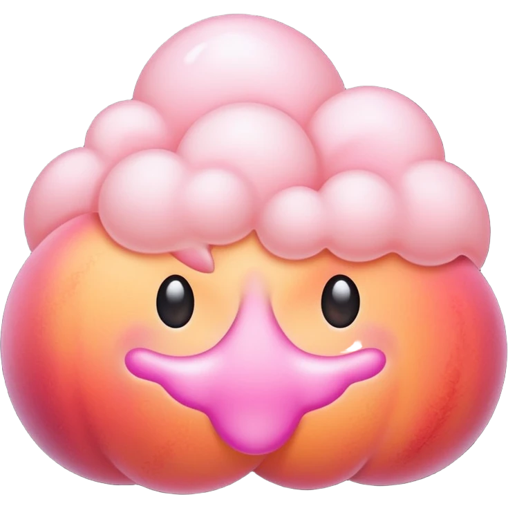 🍑+💨 fart emoji
