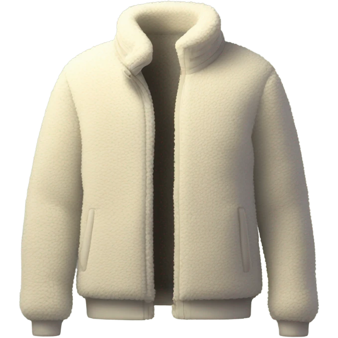 Cozy sherpa jacket  emoji