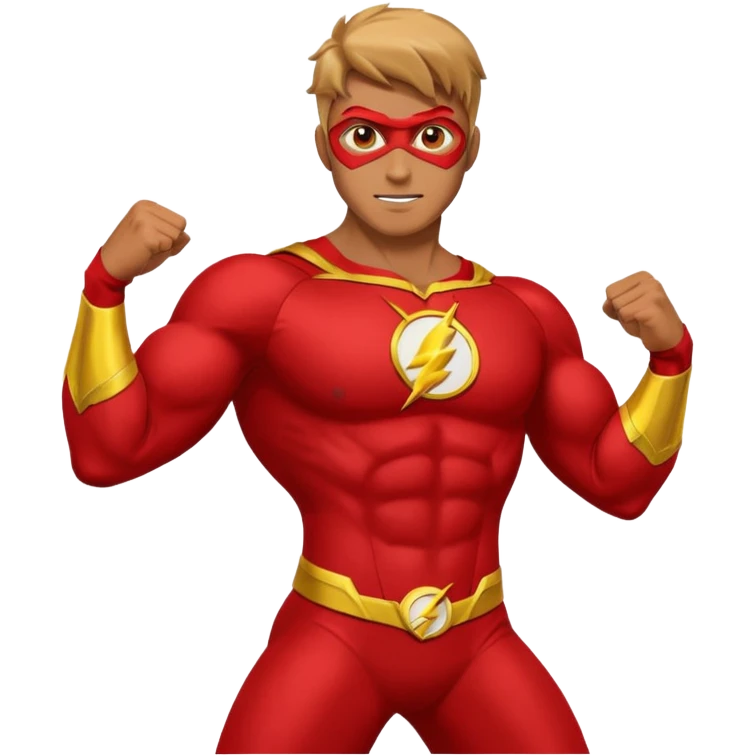 Flash man emoji
