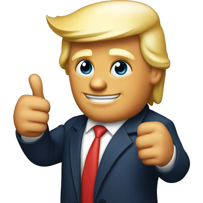 Donald trump thumbs up emoji