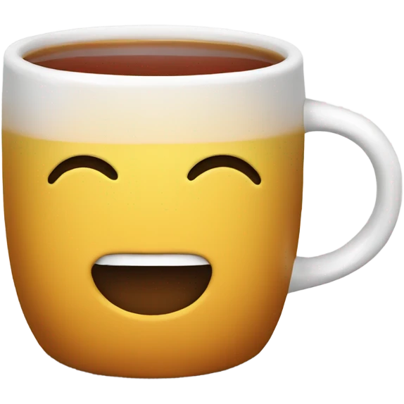 mug with tea emoji