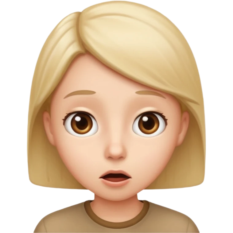 shock but curious emoji
