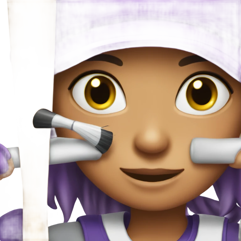 Girl batting eyelashes  emoji