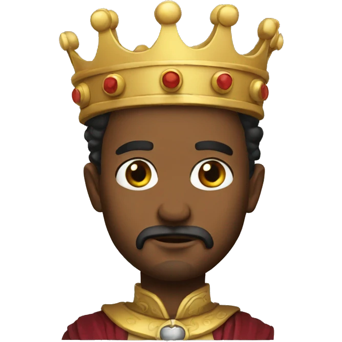 intense royal King emoji