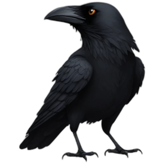the crow emoji
