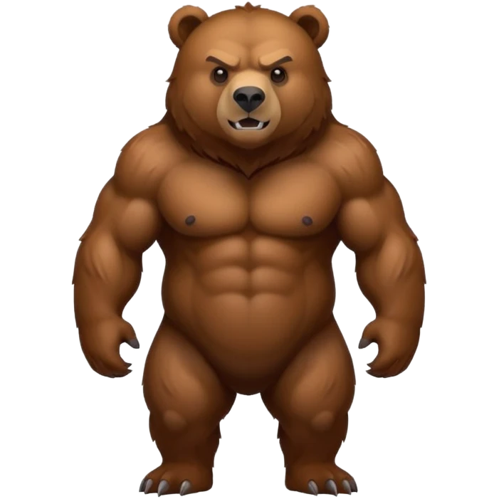 Grizzly bear emoji