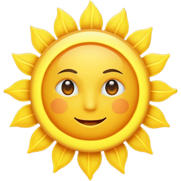 Sun emoji