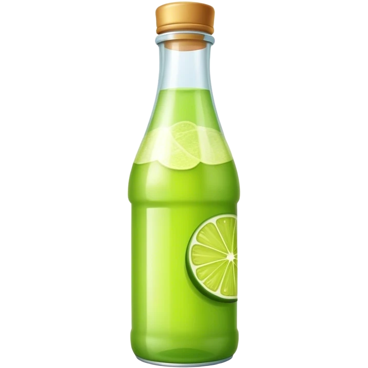 Bottled lime juice emoji