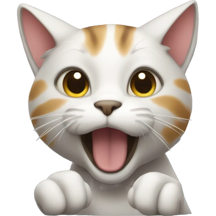 Cat playing emoji