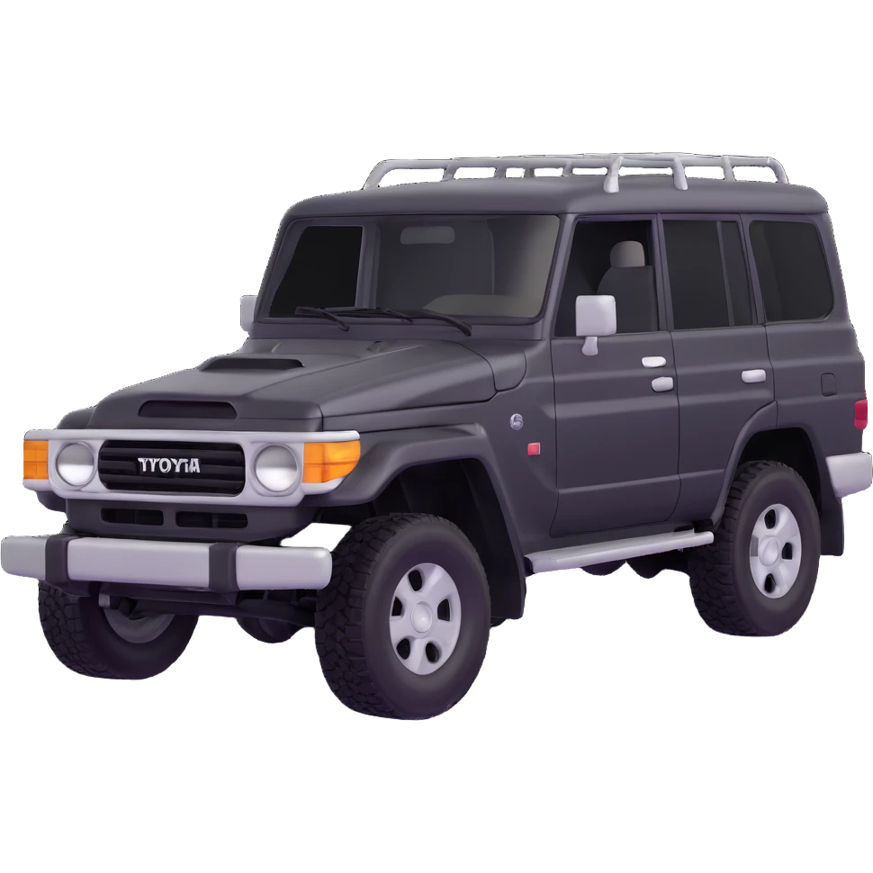 Toyota Land Cruiser 1980s emoji