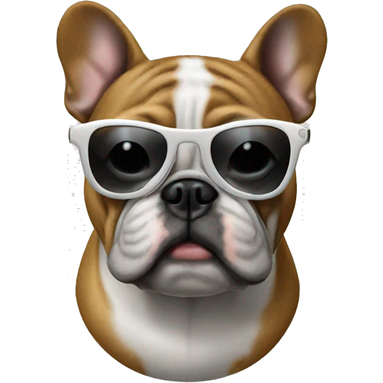 Pocket Bulldog with sunglasses  emoji