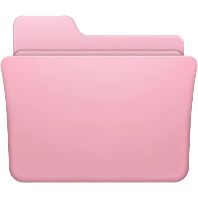 pastel pink empty folder for app icon aesthetic emoji