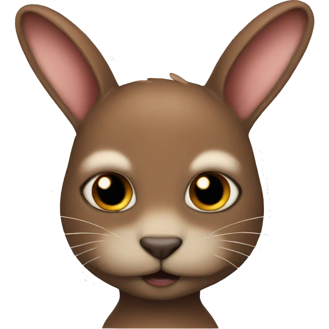 Brown belier bunny  emoji