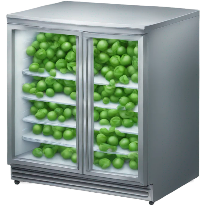 Pea in the freezer emoji