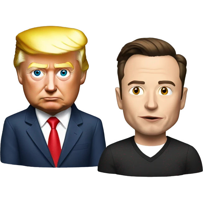 Trump Tapes Elon musk  emoji