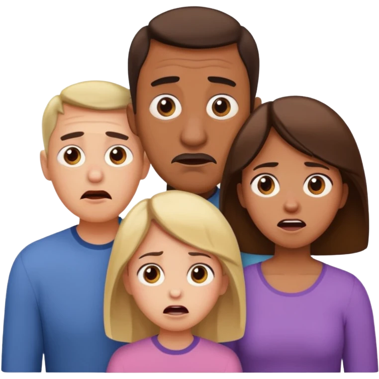 HAZ UNA FAMILIA GRITANDO, MI NOVIA, MI OPAPA. MI MAMA Y YO emoji