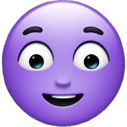 violet circle emoji with sparkles emoji