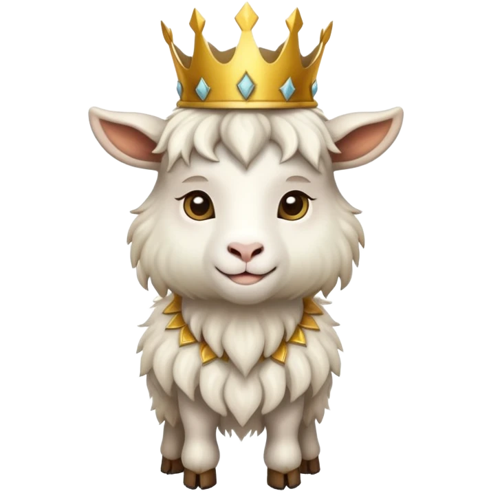 goat with crown emoji