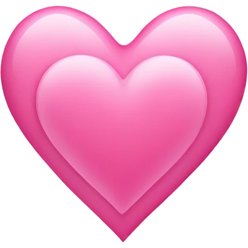 Pink heart that says I love you  emoji