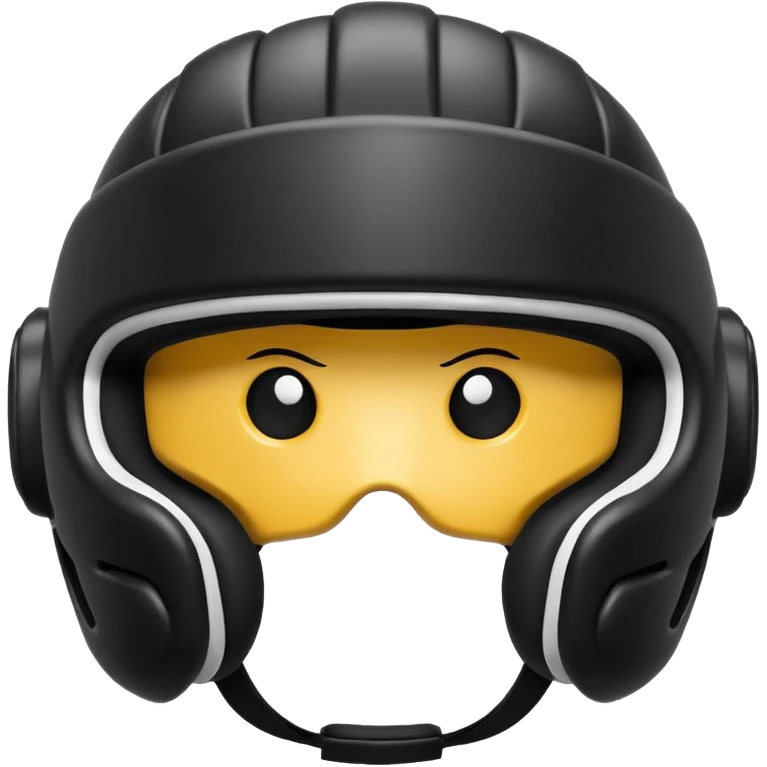 MMA headgear object icon, protective sparring helmet, padded texture, 3D cartoon, mobile game icon style, centered, clean background, no text, no watermark emoji
