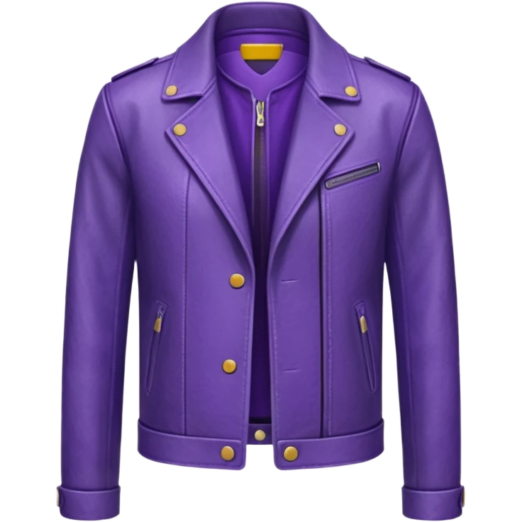 jacket: púrpura emoji
