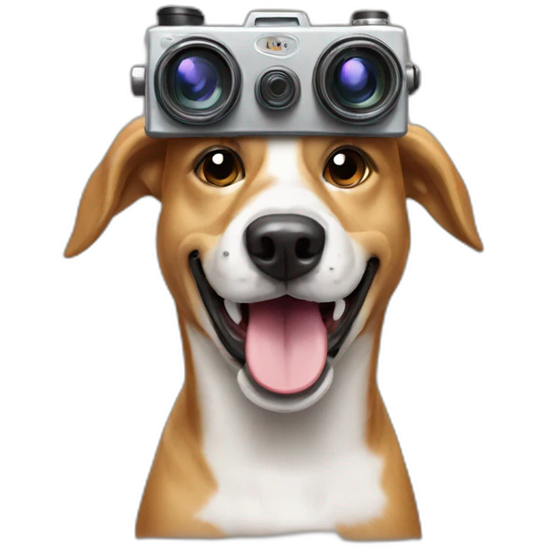 happy-dog-operating-camera emoji