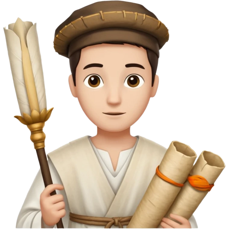 no, necesito que me hagas a san juan apostol emoji