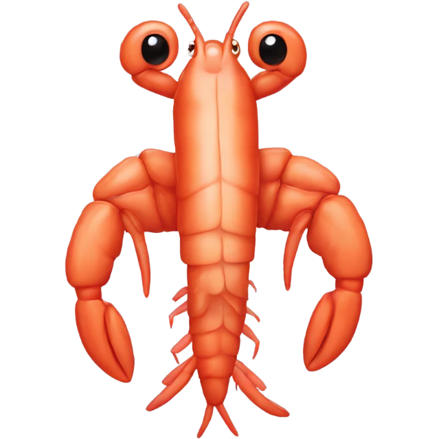 Shrimp wearing a thong emoji