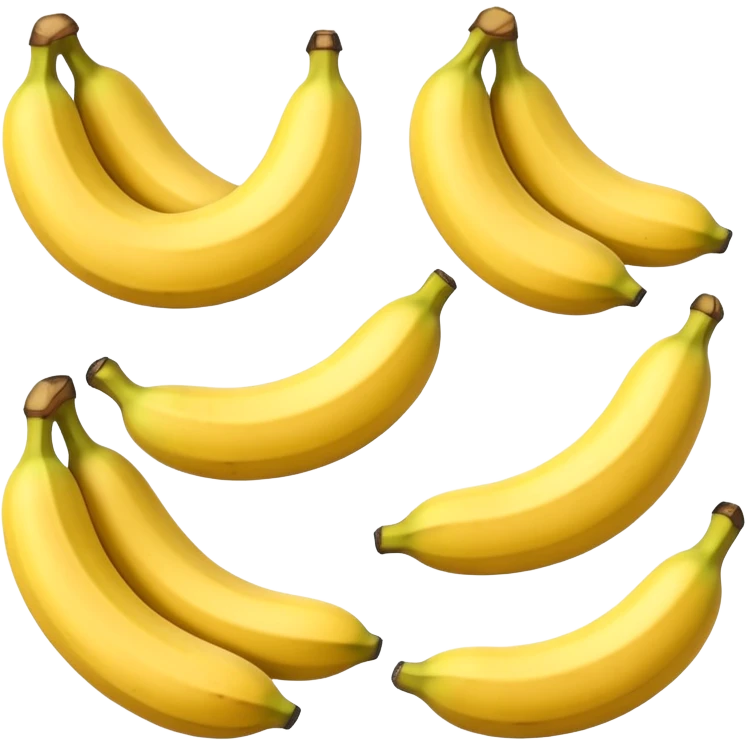 Create tipos de bananas emoji