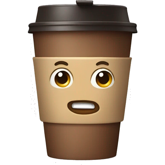 Disposable coffee cup emoji