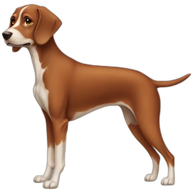 Dog, viszla, female, old, emoji