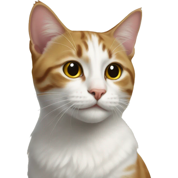 a cat painting  emoji