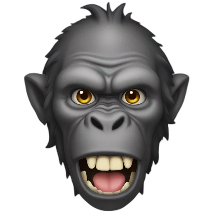 Démon gorille emoji