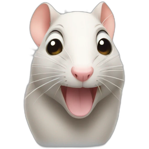 side eye rat face emoji