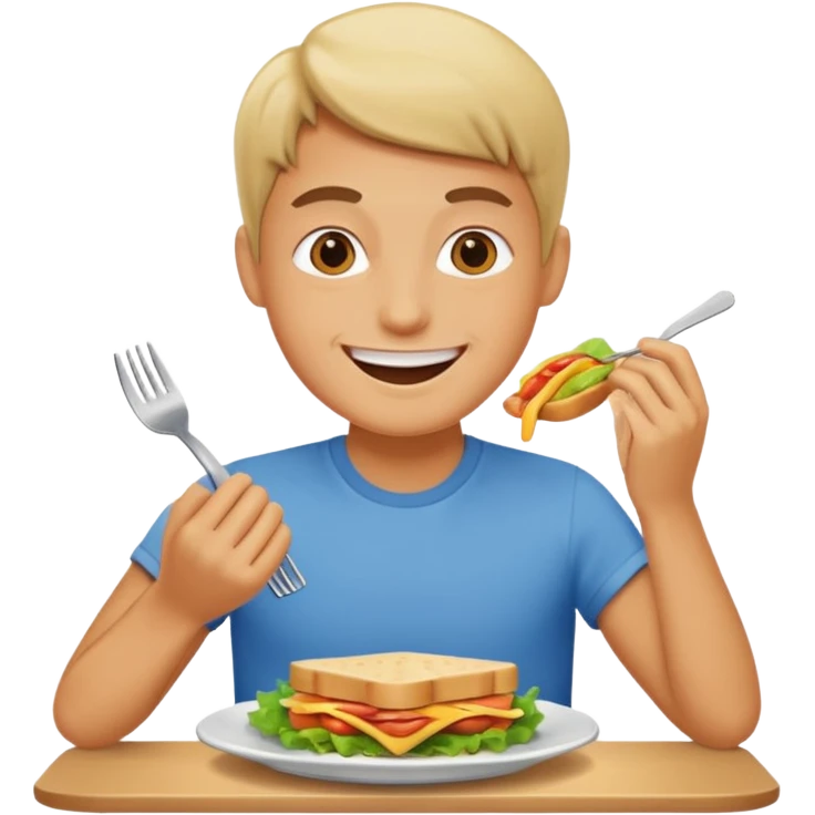 enjoy lunch emoji