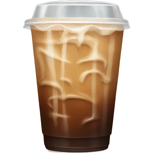 Iced coffee emoji