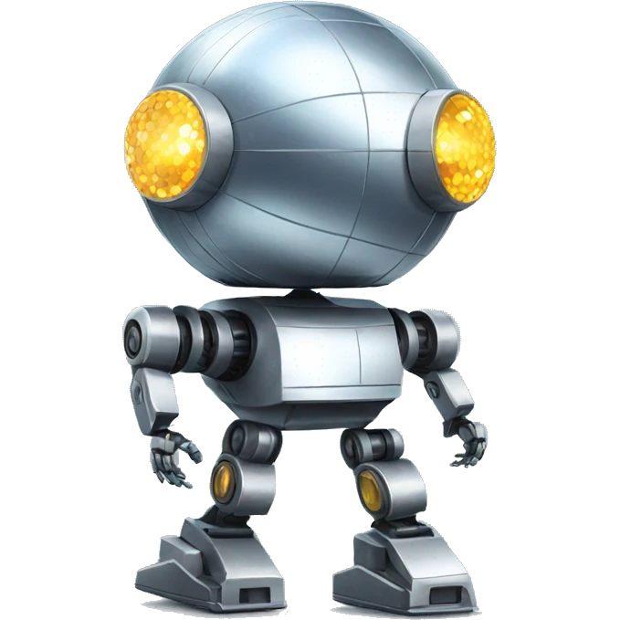 disco ball robot emoji