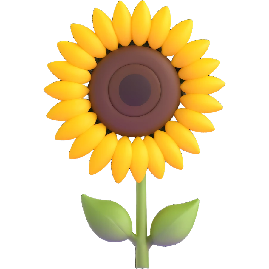 beautiful sunflower emoji