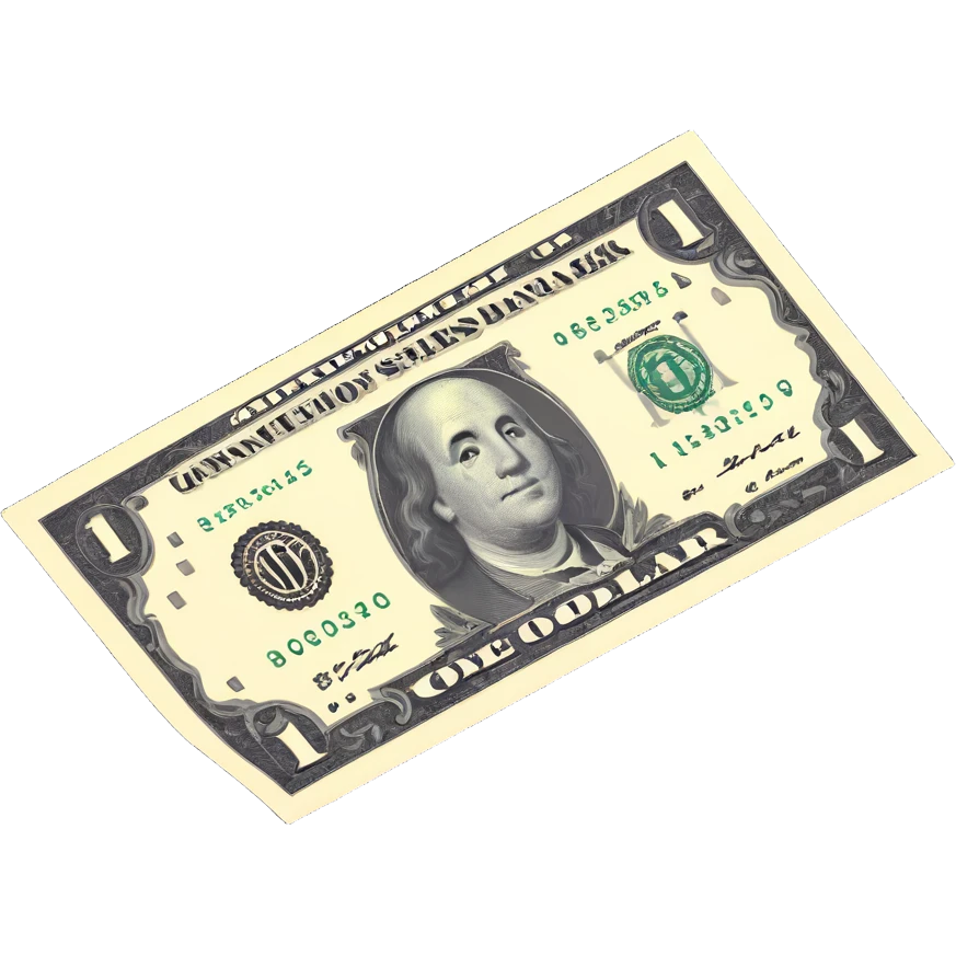 1 dollar bill emoji