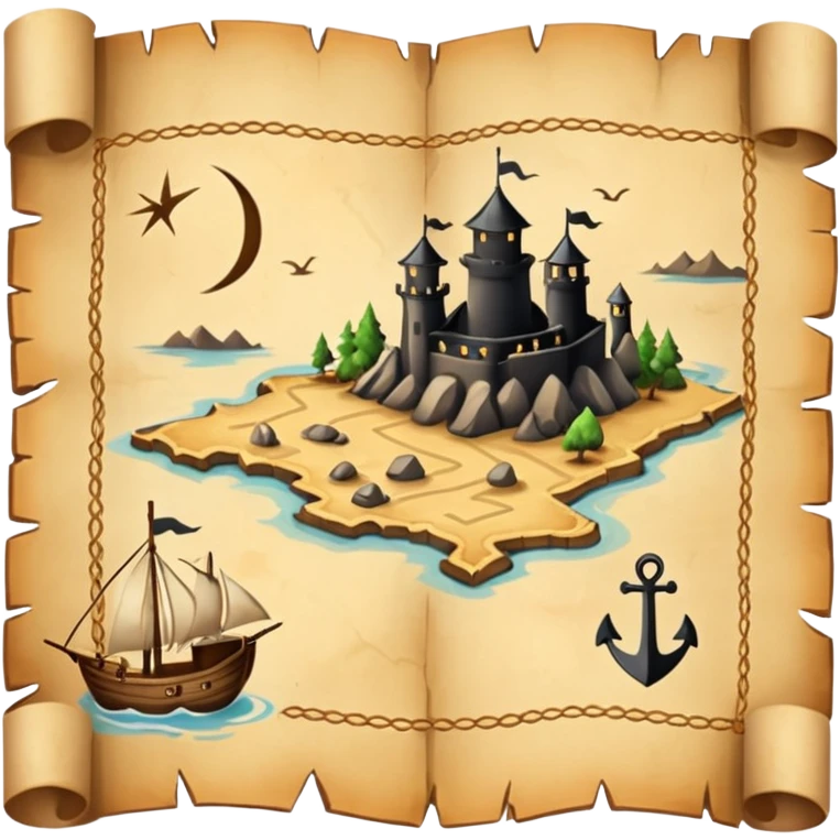 carte au trésor emoji