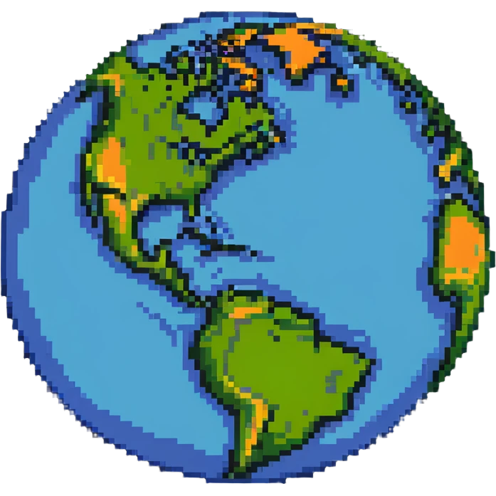 abstract cosmic origin of earth emoji