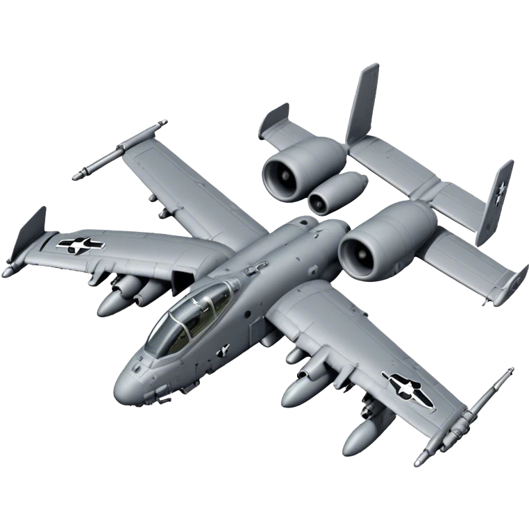 A-10 Thunderbolt II - Fairchild Republic (Grey) emoji