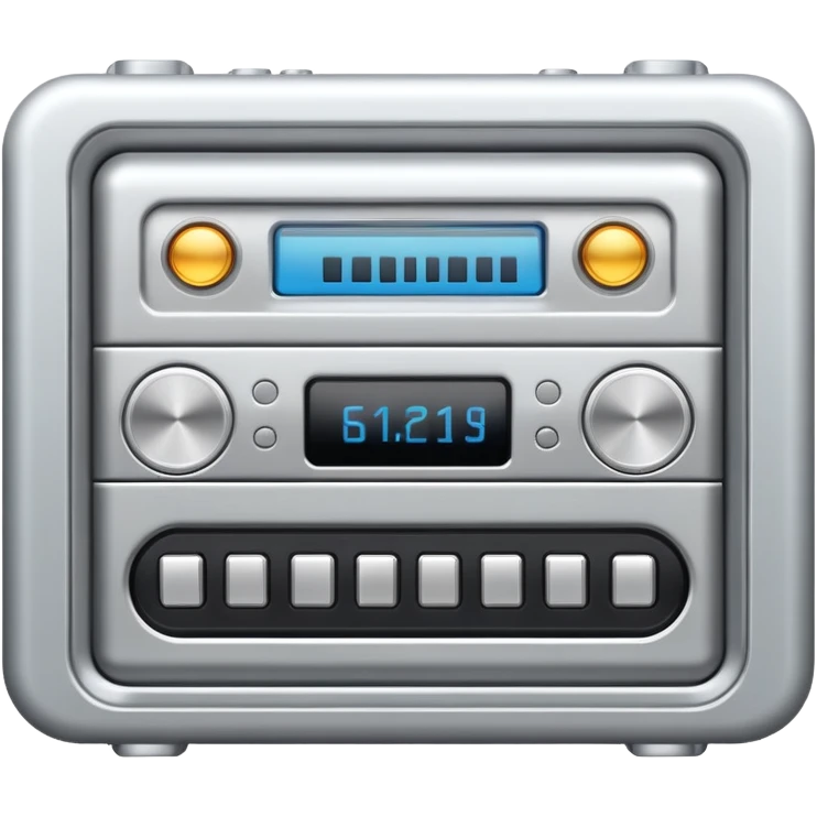 Bars on a stereo  emoji