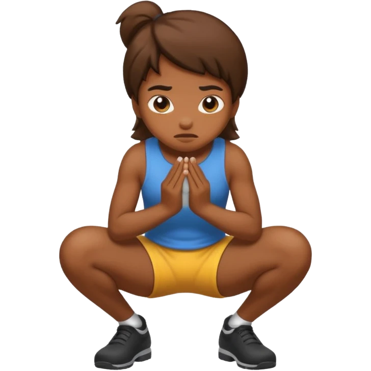 squatting shit emoji