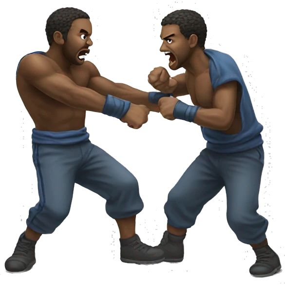 Battling emoji