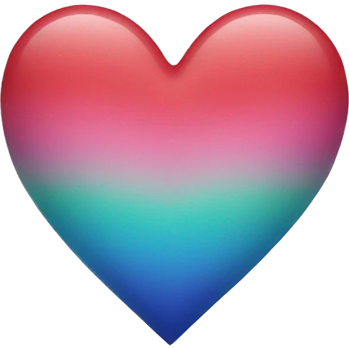 Colorfull heart emoji