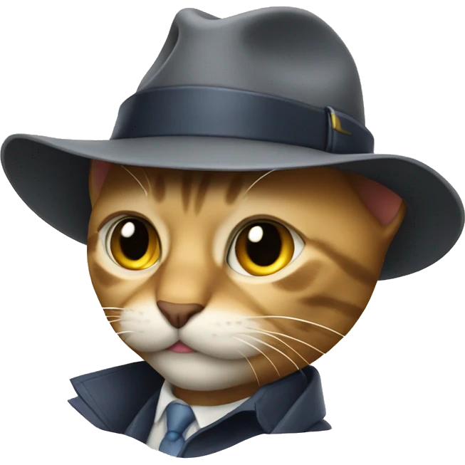 cat detective emoji