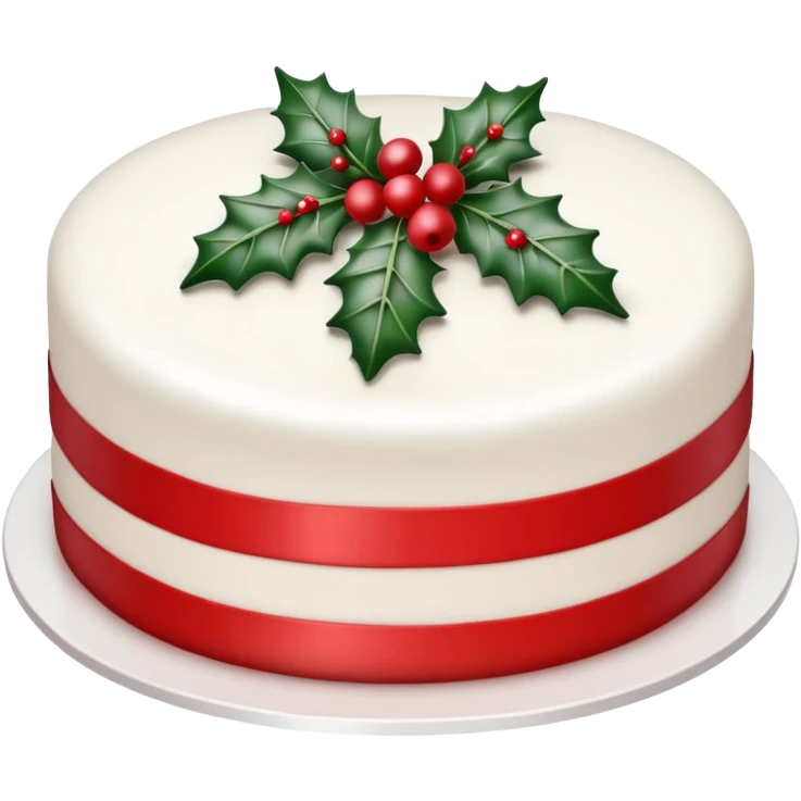christmas cake emoji
